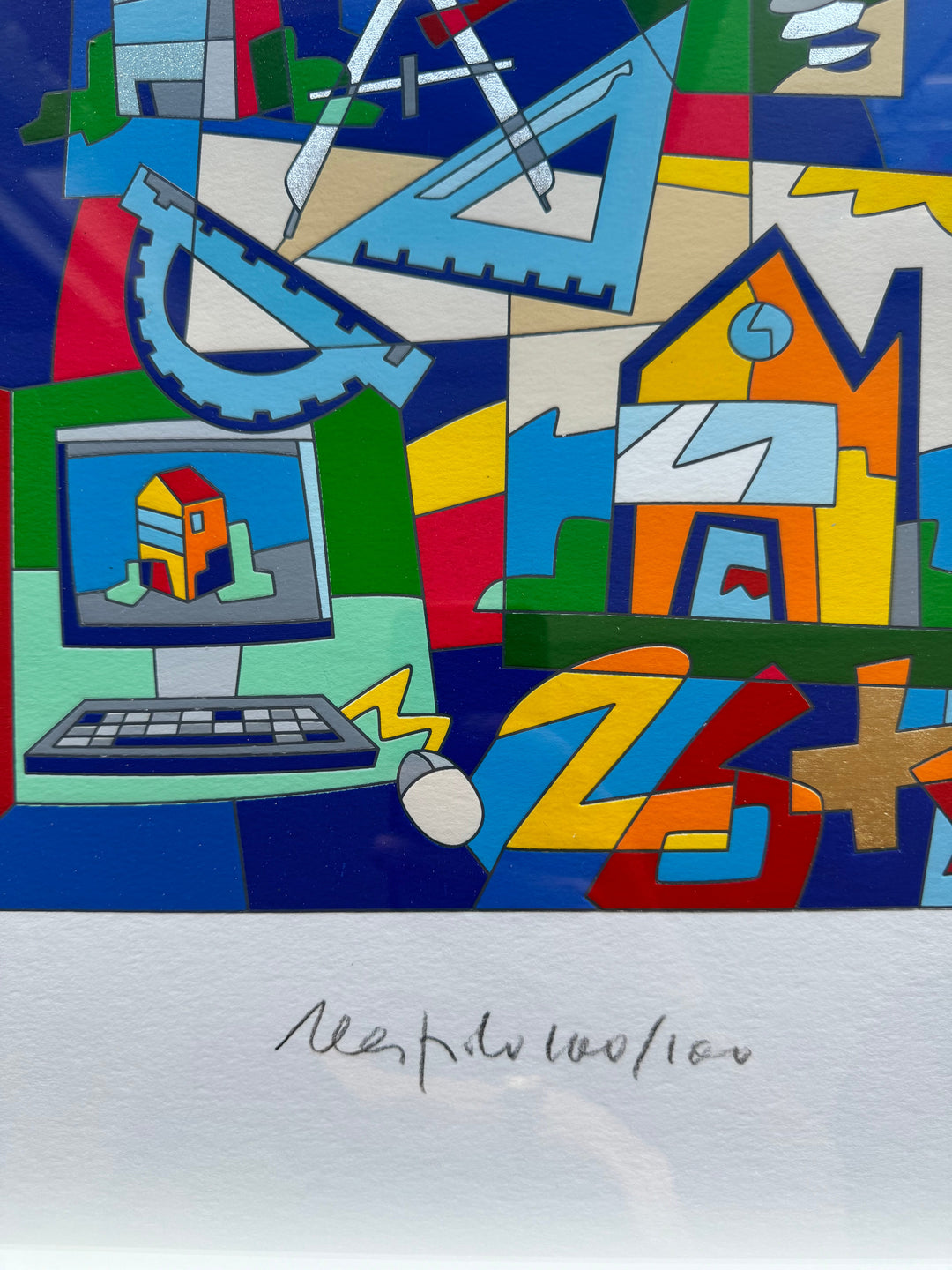 Opera incorniciata: Constructor ad arte | Ugo Nespolo