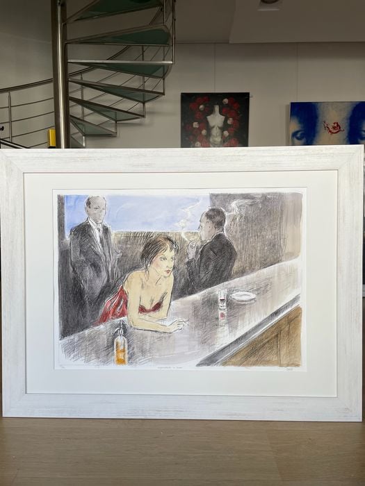 Café Interior | Alberto Sughi