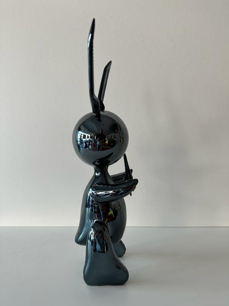 Balloon Rabbit Black | Jeff Koons (After)