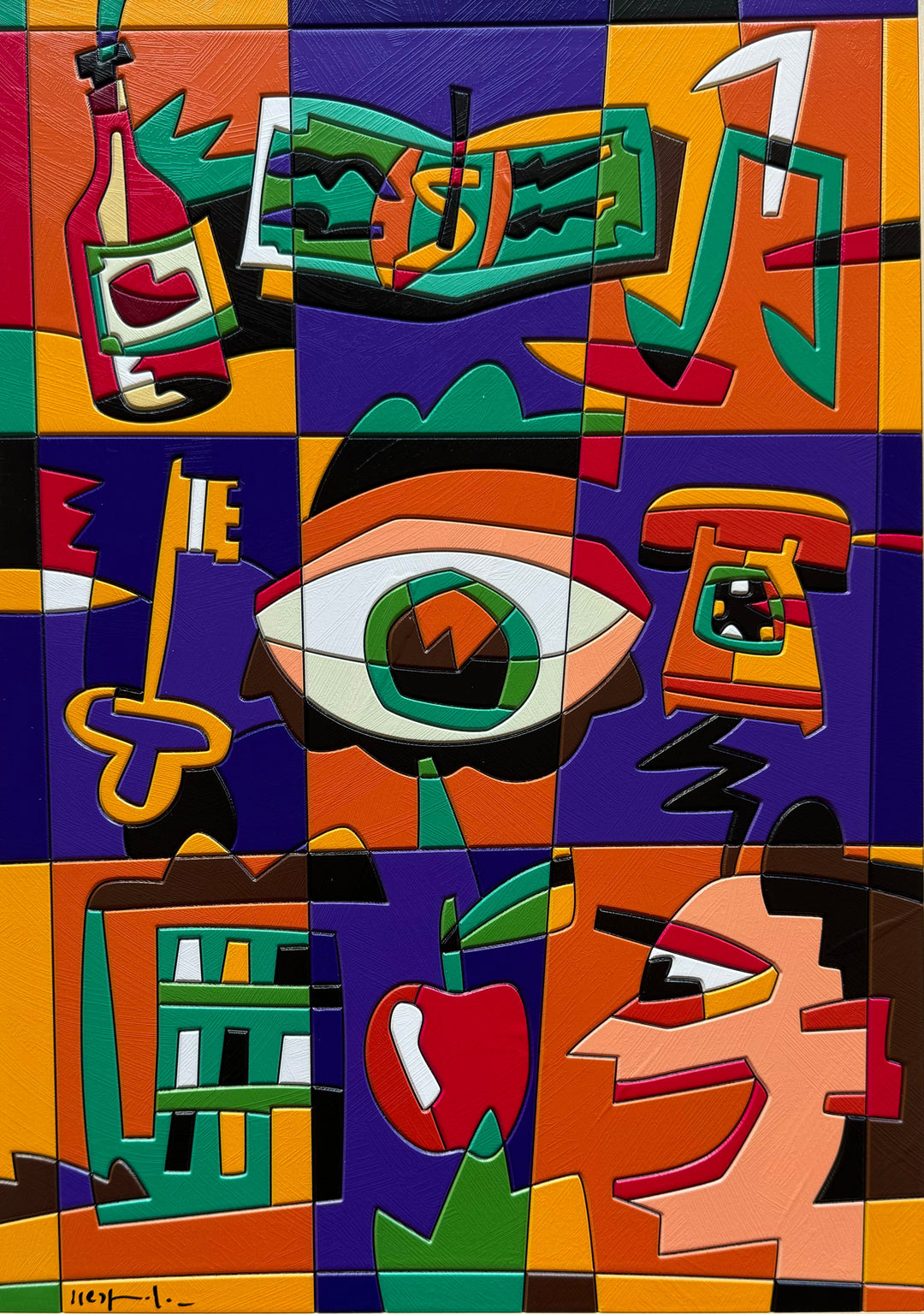 Nell' enfasi | Ugo Nespolo