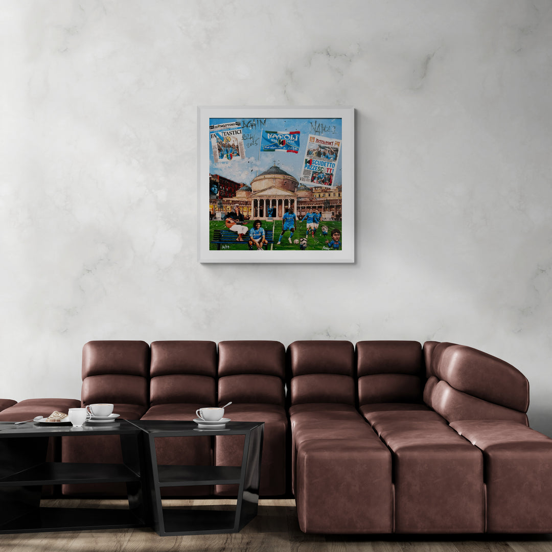 Opera incorniciata: "Anema e Core" - Commemorative edition | Renè