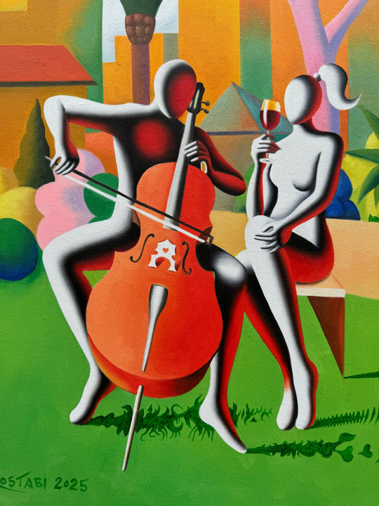 Notes of paradise  | Mark Kostabi - Arte Focus™