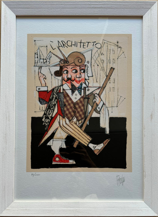 Opera incorniciata: L'architetto | Paolo Fresu