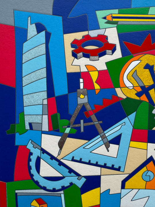 Constructor ad arte  | Ugo Nespolo