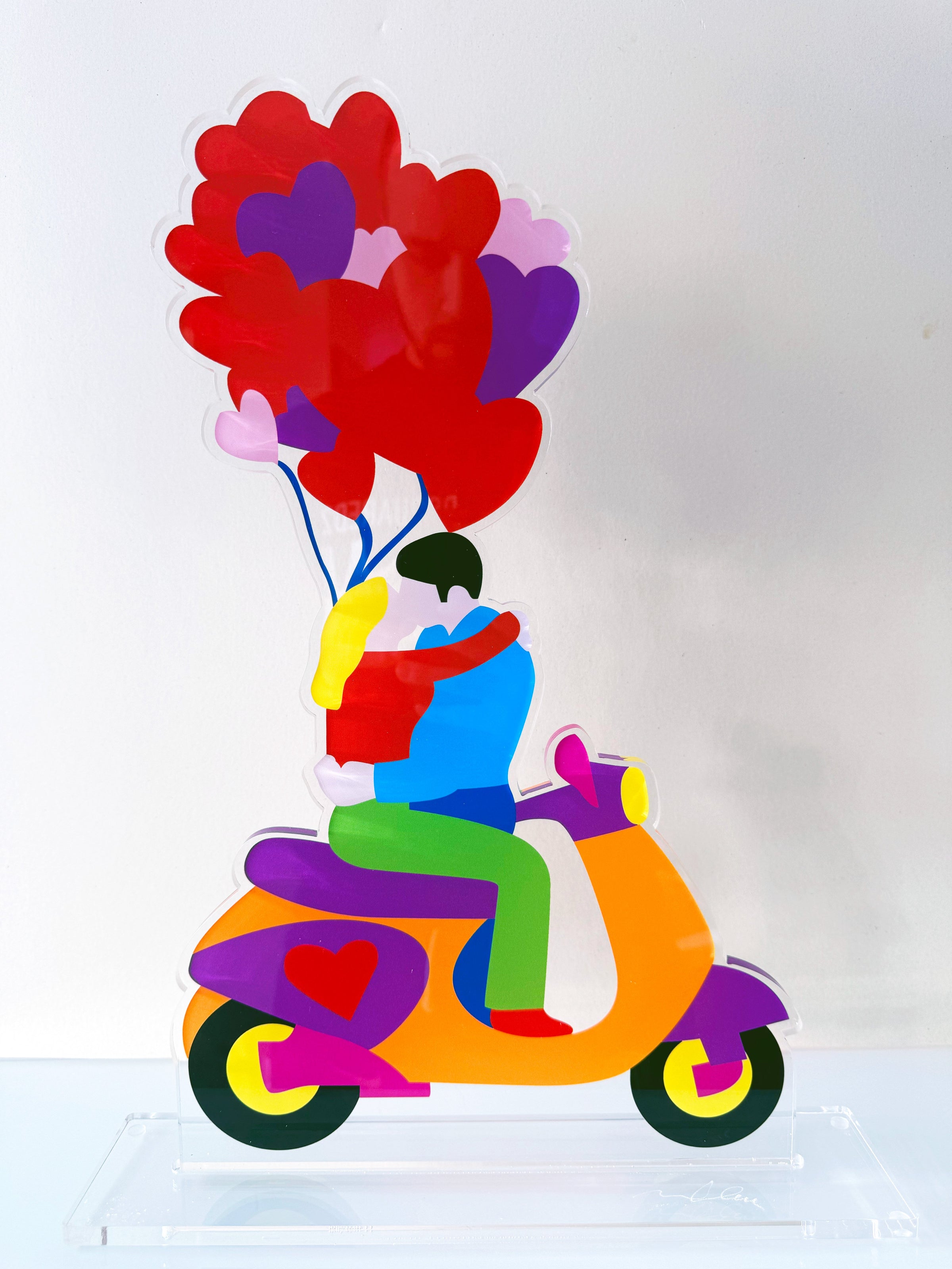 Kiss in motion | Marco Lodola - Arte Focus™