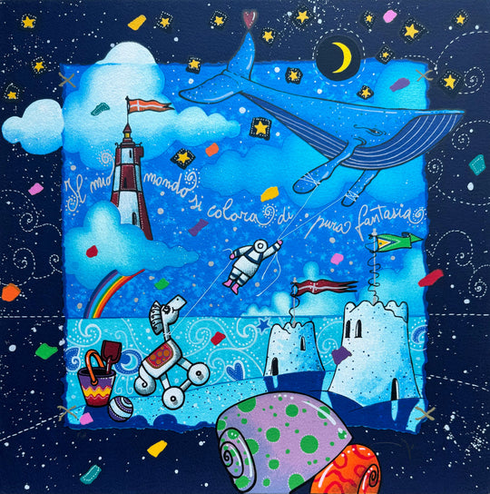 Il mio mondo si colora di pura fantasia  | Andrea Agostini