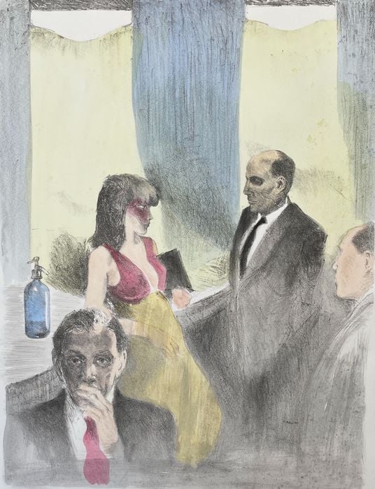 Barra de bar | Alberto Sughi