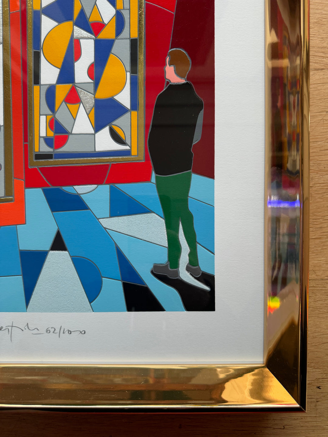 Opera incorniciata: The tourist | Ugo Nespolo