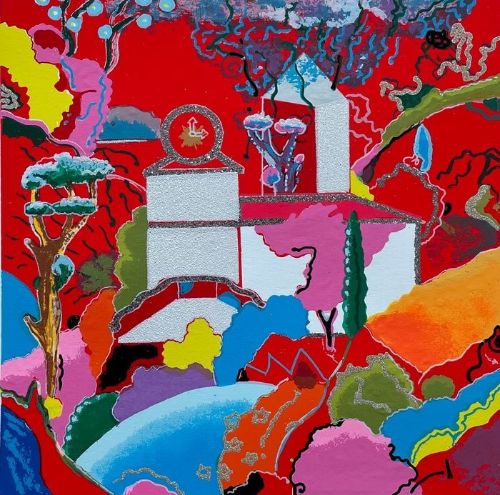 Paesaggio in Rosso | Luca Alinari - Arte Focus™