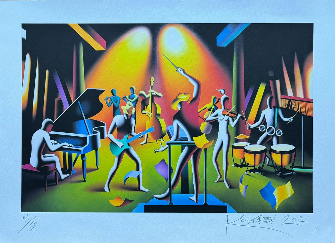 Echoes of eternity | Mark Kostabi - Arte Focus™
