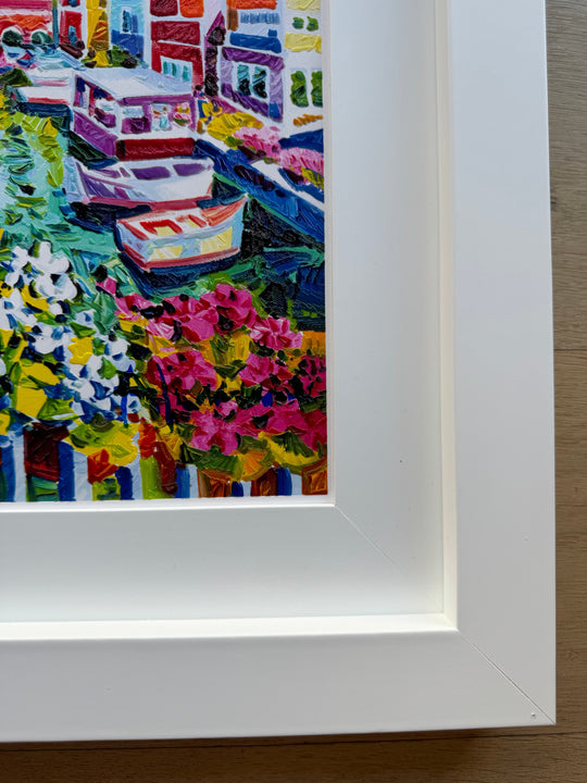 Opera incorniciata: Peschiera dove riposare il cuore  | Athos Faccincani