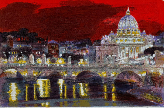 Il tevere II (Rosso) | Natale Addamiano