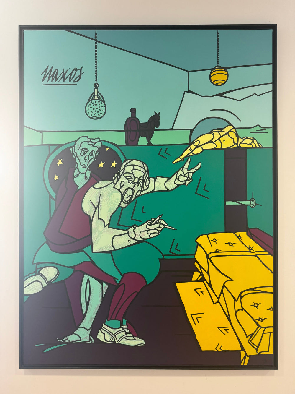 Arianna addormentata sull'isola di Naxos | Valerio Adami