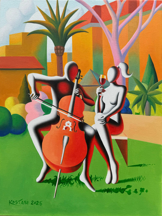 Notes of paradise  | Mark Kostabi - Arte Focus™