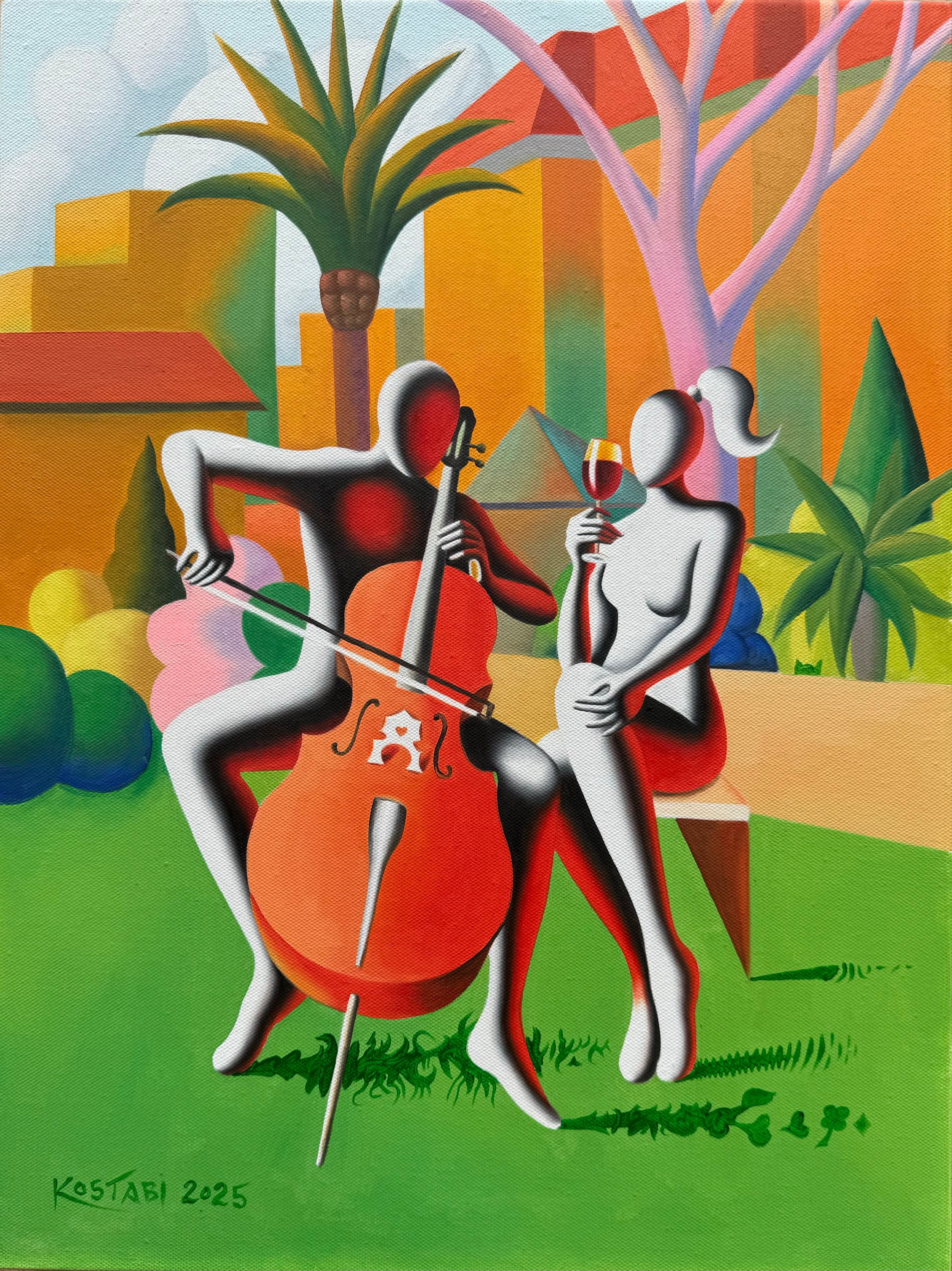 Notes of paradise  | Mark Kostabi - Arte Focus™