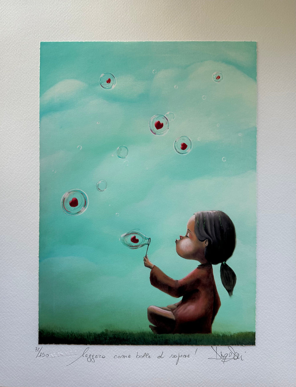 "Leggera come bolle di sapone!"  | Diego Santini