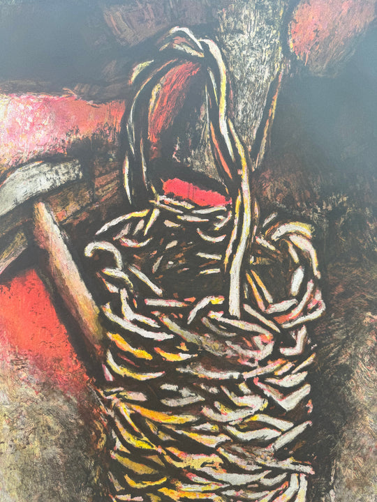 Natura morta: Cesto con martello | Renato Guttuso