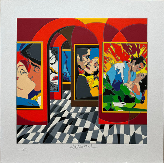 A kiss is still a kiss | Ugo Nespolo