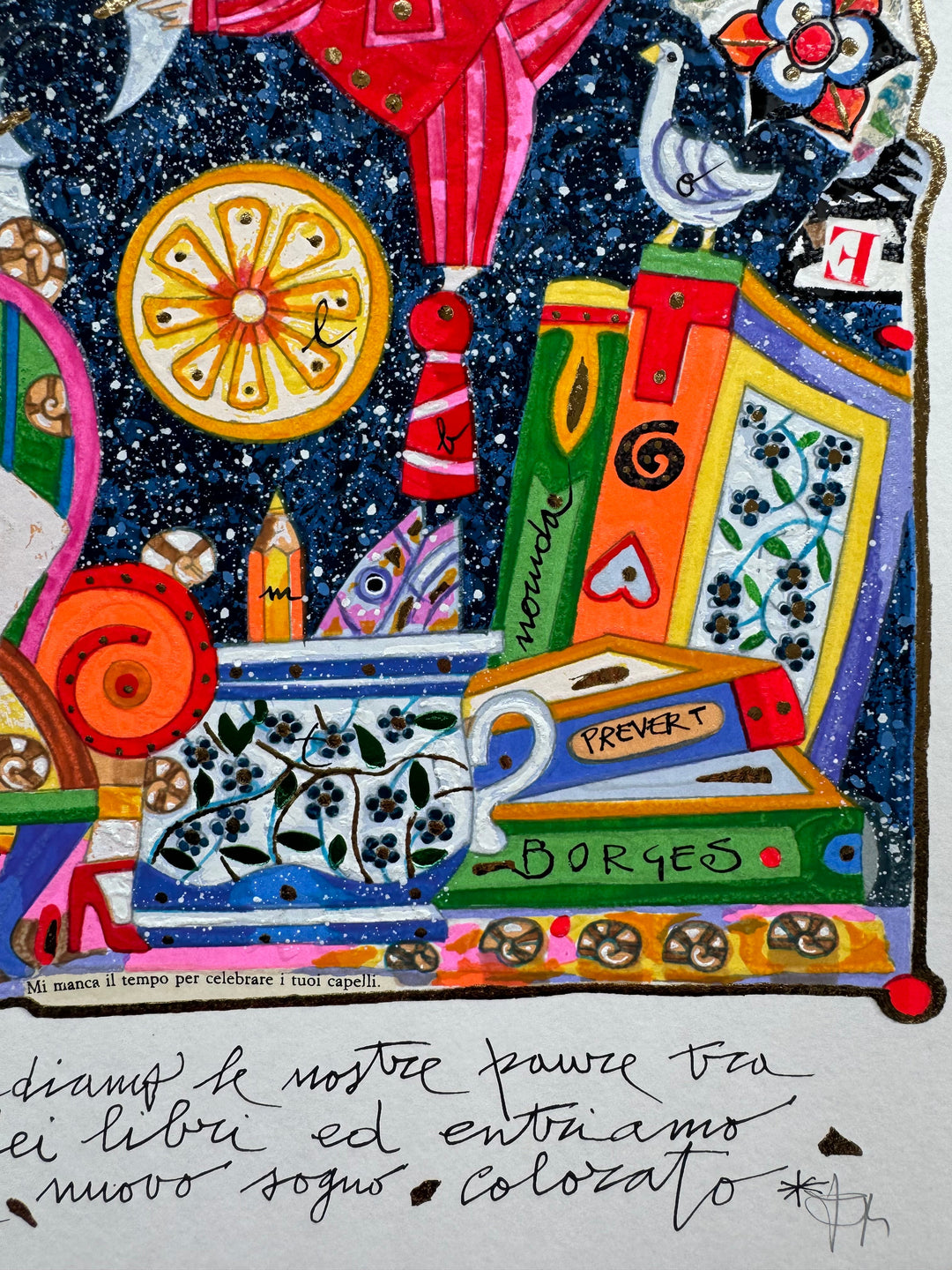 Entriamo felici in un nuovo sogno colorato (fondo bianco) | Francesco Musante