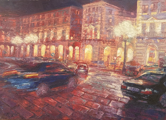 Macchina blu  | Carlo Romagnolo