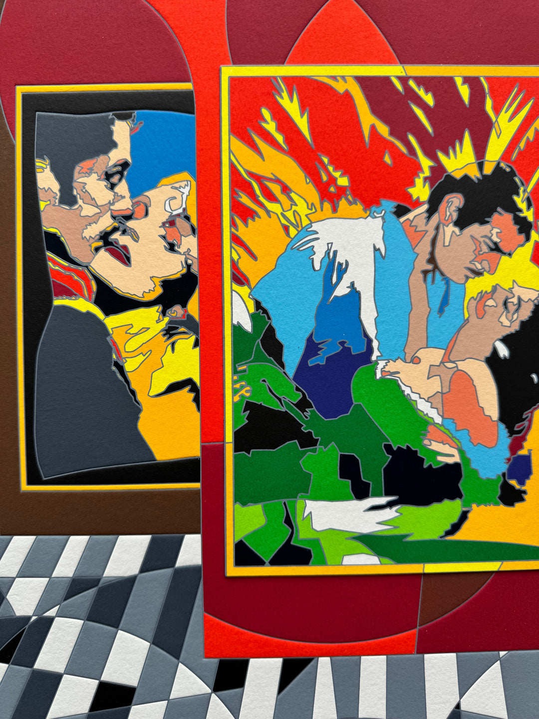 A kiss is still a kiss | Ugo Nespolo