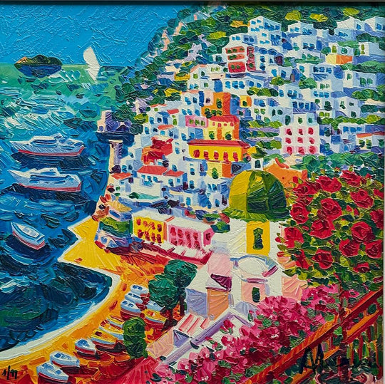 Opera incorniciata: Un sogno a Positano | Athos Faccincani