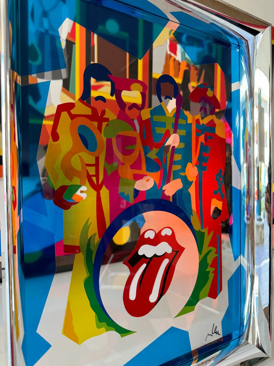 Opera Incorniciata: SGT Pepper Vinyl (Plexiglass) | Marco Lodola