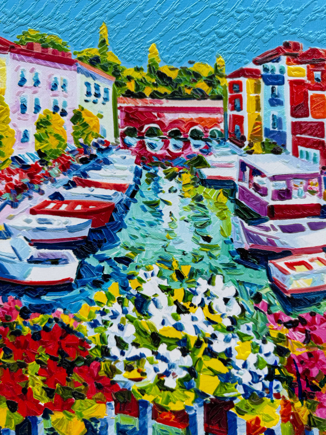 Opera incorniciata: Peschiera dove riposare il cuore  | Athos Faccincani