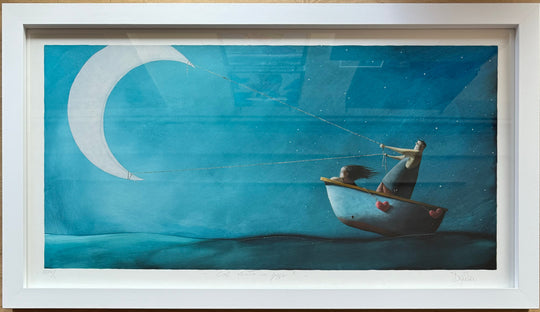 Opera incorniciata: "Col vento in poppa" | Diego Santini