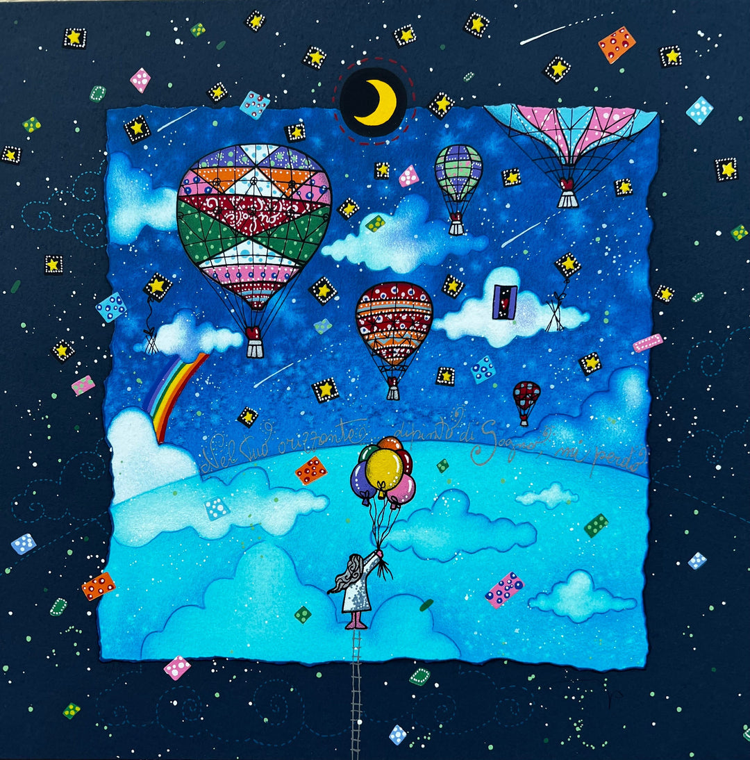 Nel tuo orizzonte dipinto di sogno, mi perdo | Andrea Agostini