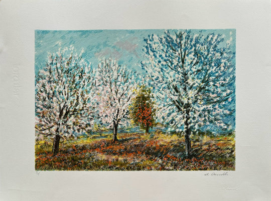 Ciliegi in fiore | Michele Cascella