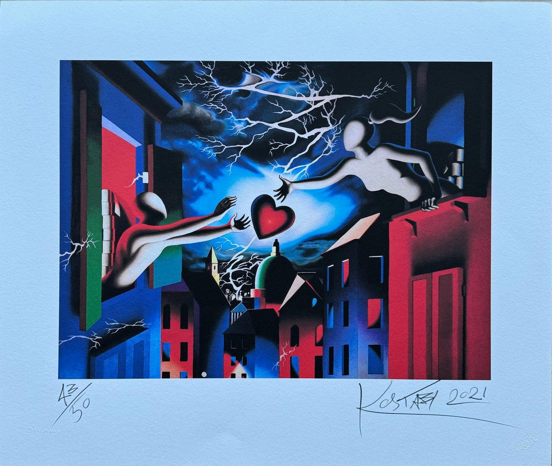 Night passion | Mark Kostabi