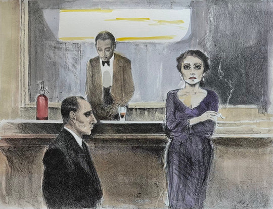 en el bar | Alberto Sughi