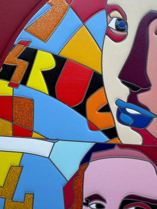 The woman's face | Ugo Nespolo