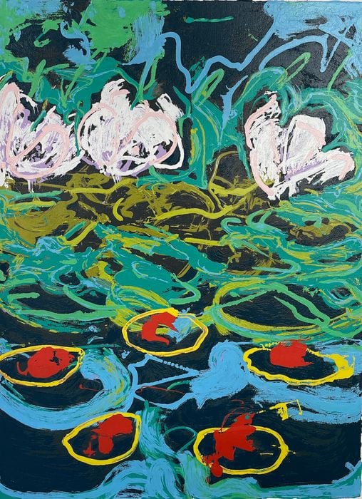 Gigli D'acqua | Mario Schifano - Arte Focus™
