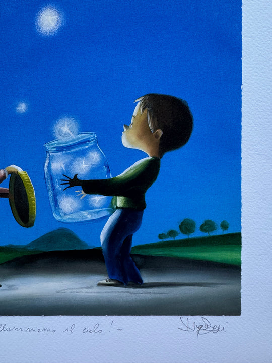 " illuminiamo il cielo!"  | Diego Santini