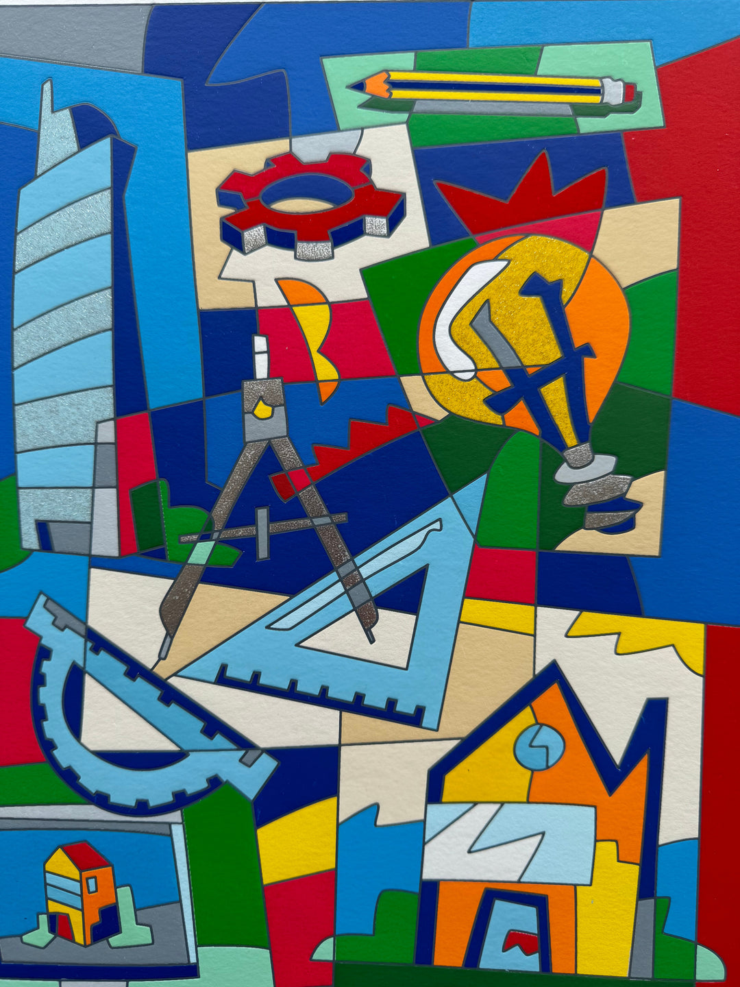 Constructor ad arte  | Ugo Nespolo