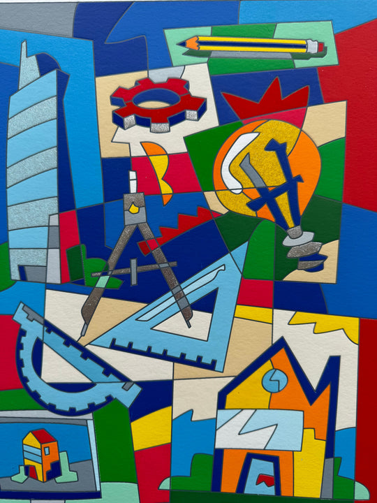 Constructor ad arte  | Ugo Nespolo