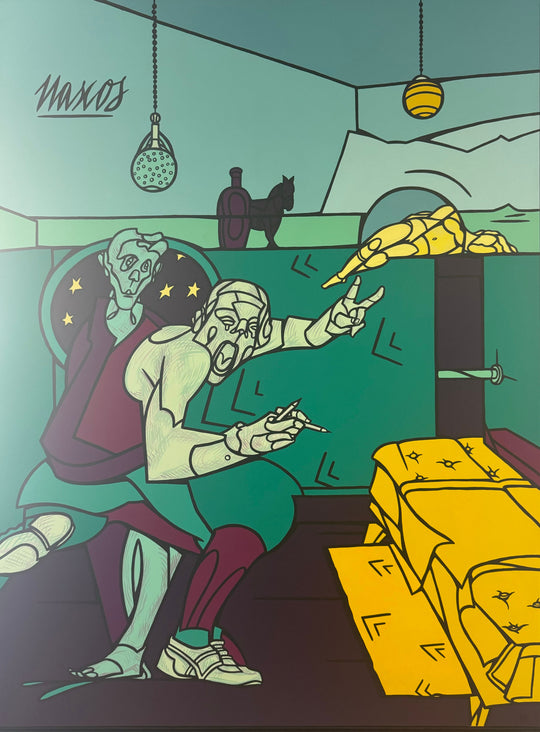 Arianna addormentata sull'isola di Naxos | Valerio Adami