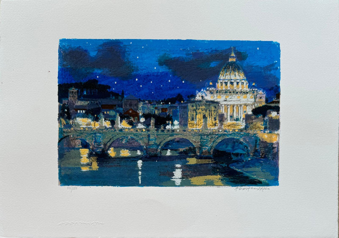 Il tevere (Blu) | Natale Addamiano