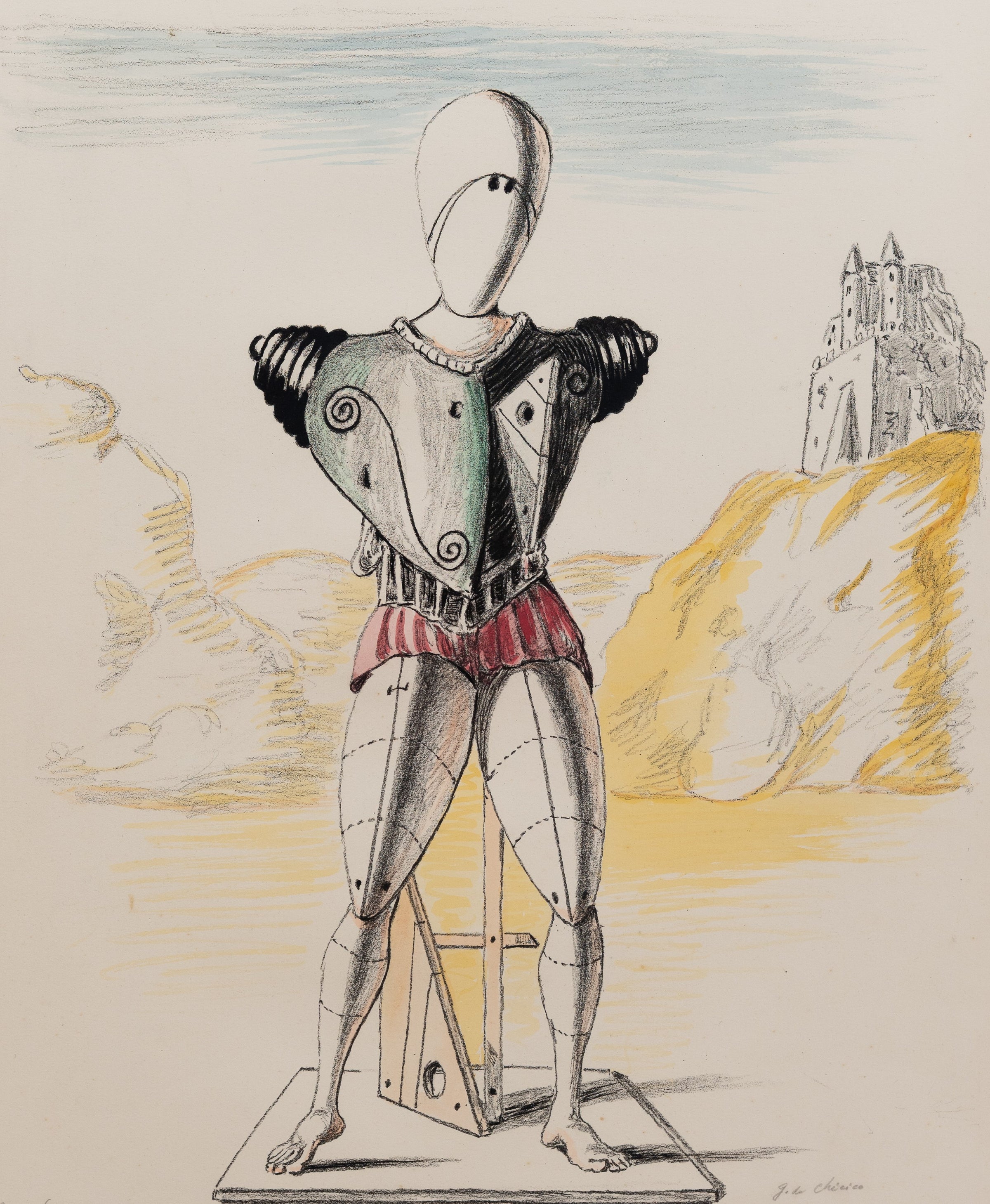 Il risveglio del Trovatore | Giorgio De Chirico - Arte Focus™