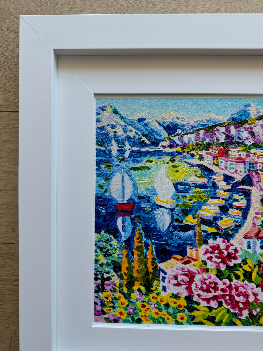 Opera incorniciata: Il vento leggero del lago  | Athos Faccincani