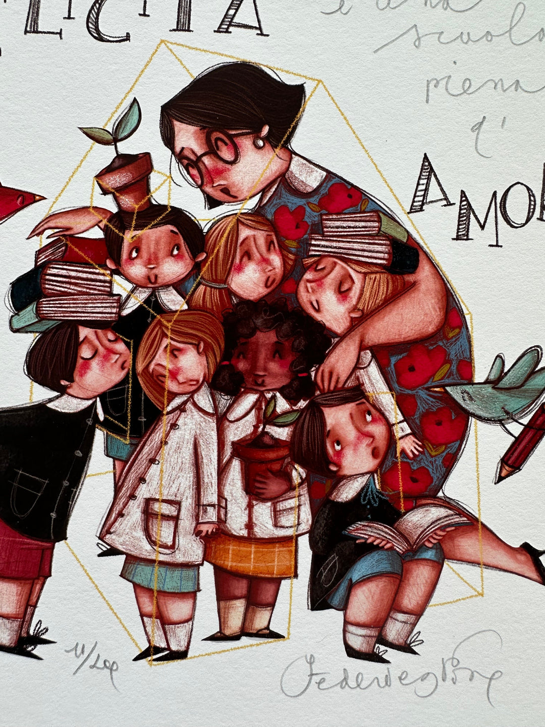 Felicità è una scuola piena d'amore  | Federica Porro