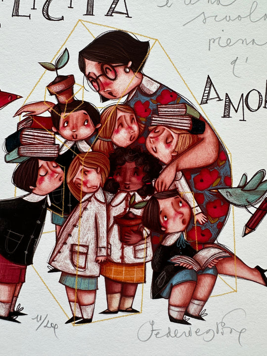 Felicità è una scuola piena d'amore  | Federica Porro