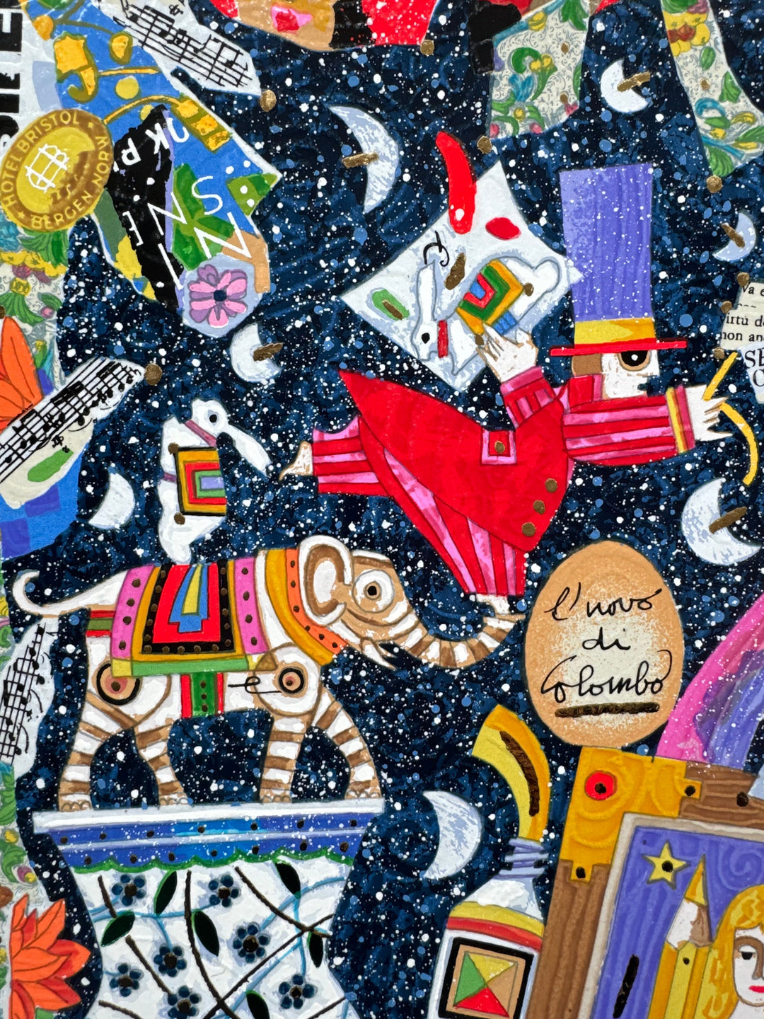 Il giorno inizia dalle pagine dei libri (fondo blu) | Francesco Musante