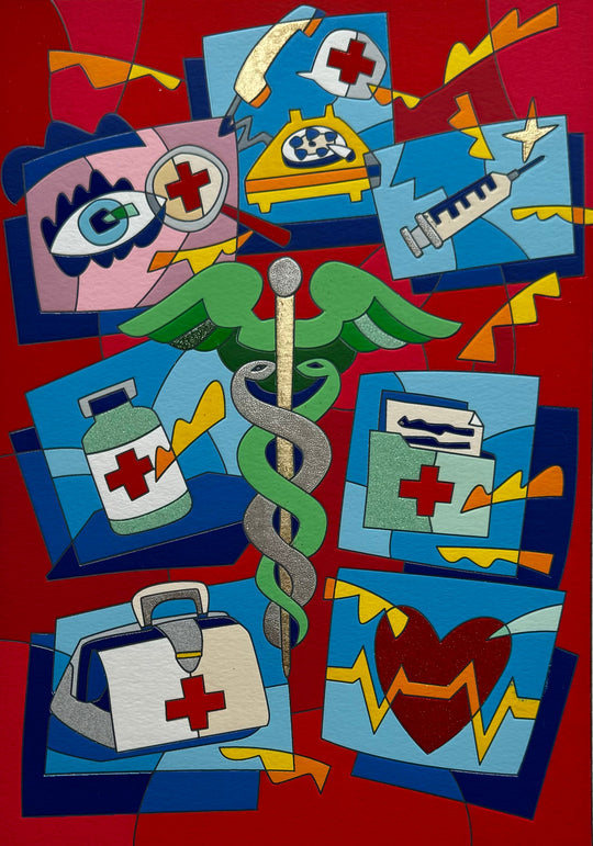 Esculapio  | Ugo Nespolo