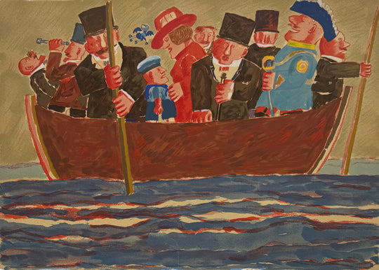 "La barca dei borghesi" | Franz Borghese