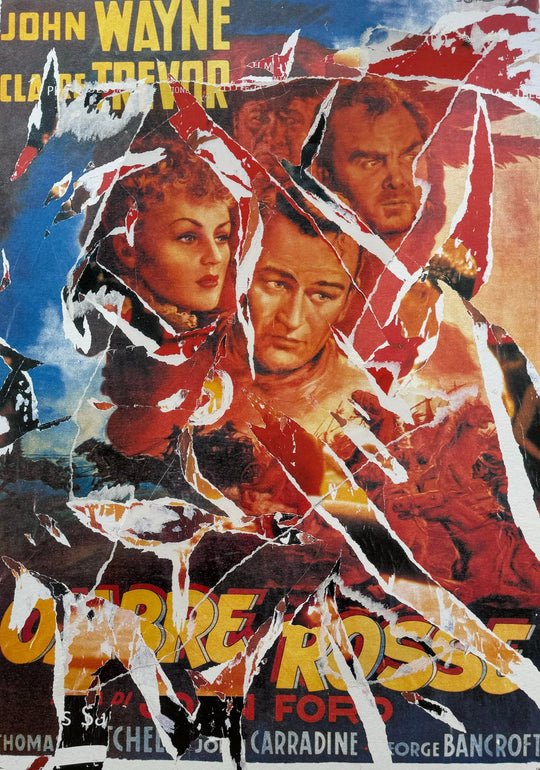 Ombre rosse | Mimmo Rotella