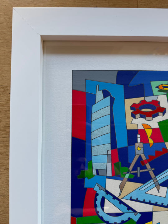 Opera incorniciata: Constructor ad arte | Ugo Nespolo