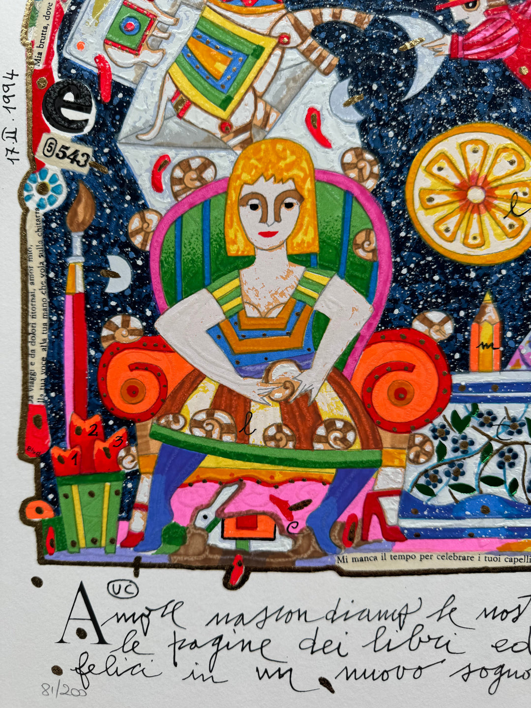 Entriamo felici in un nuovo sogno colorato (fondo bianco) | Francesco Musante